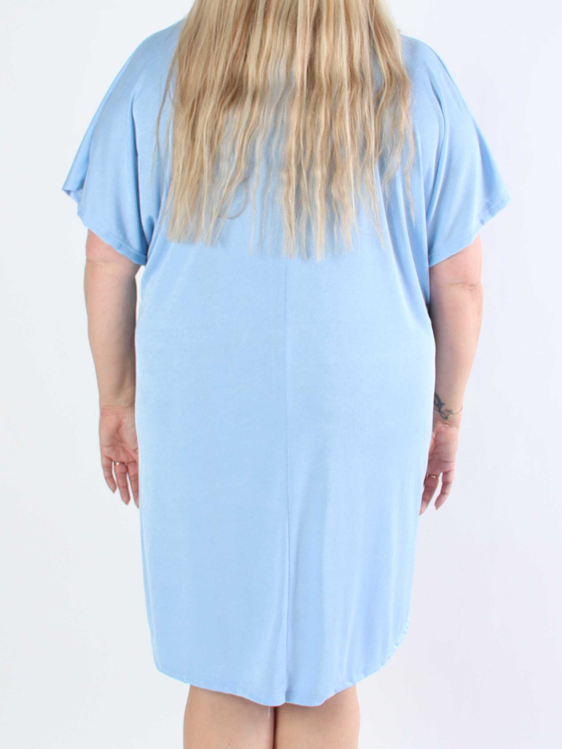 Phoebe - Viskose plus size tunikakjole similisten